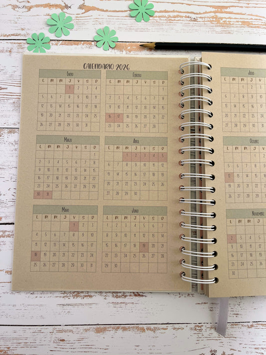 Agenda Semanal Color 2026