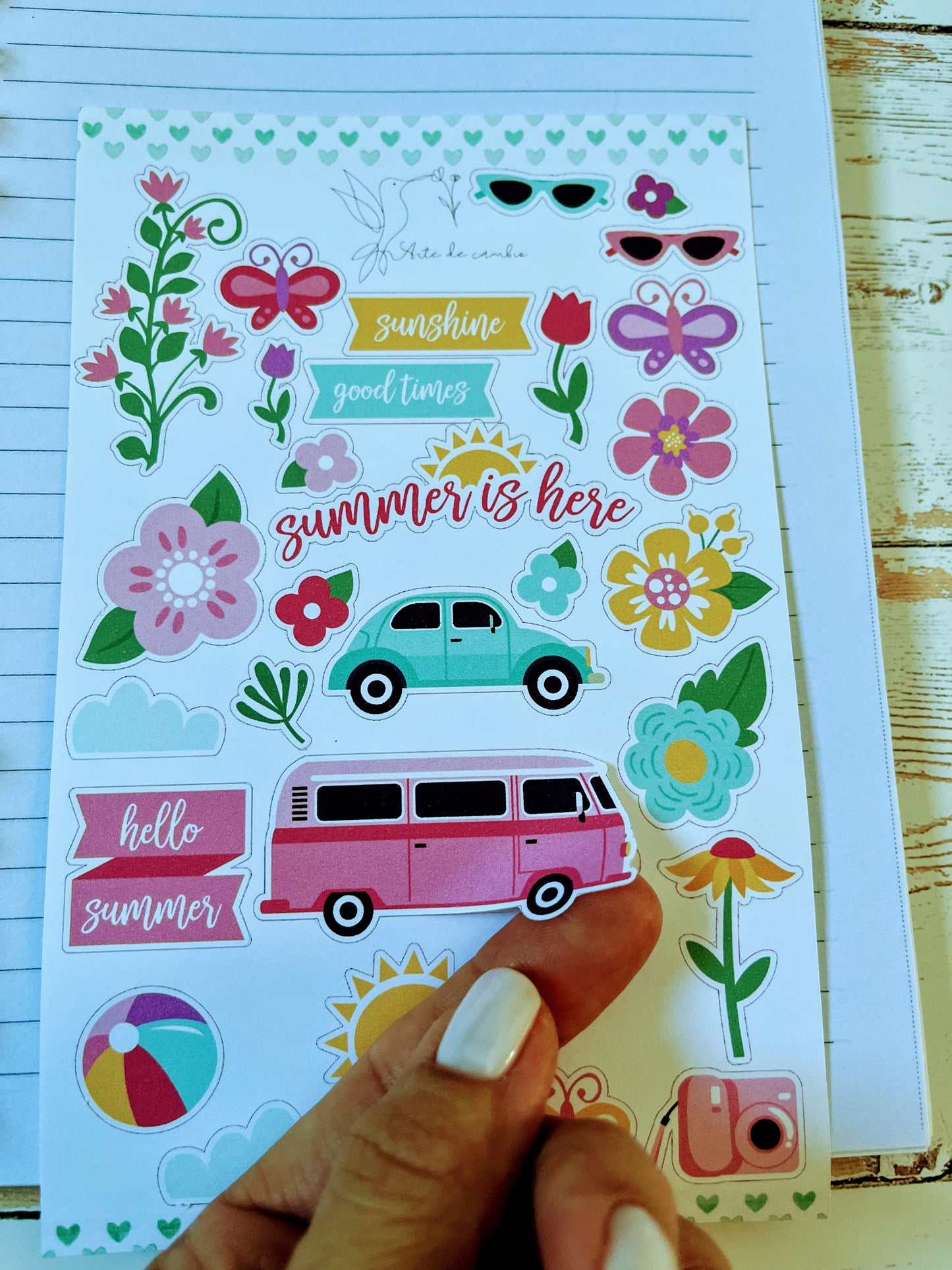Verano Stickers