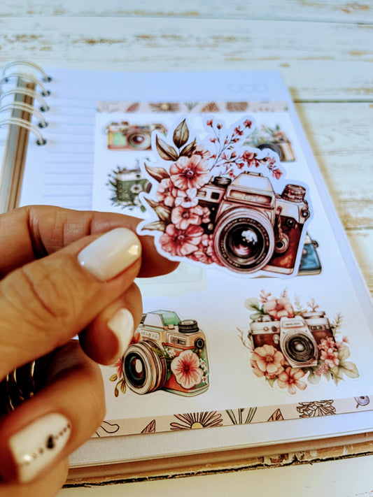 Camaras Vintage Stickers