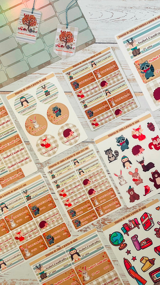 Kit de Etiquetas Escolares