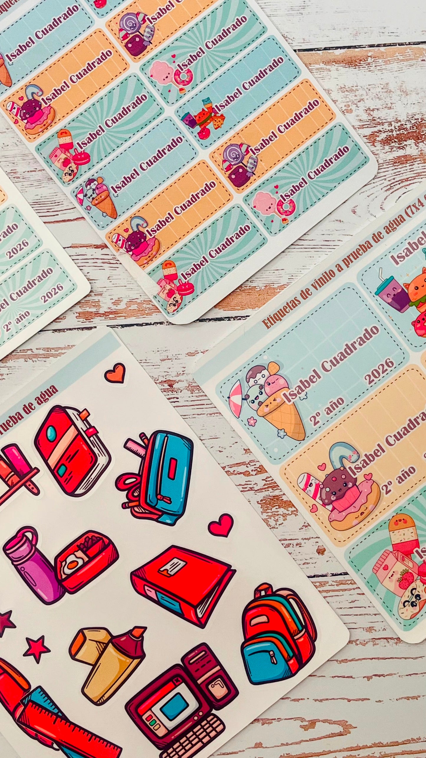 Kit de Etiquetas Escolares