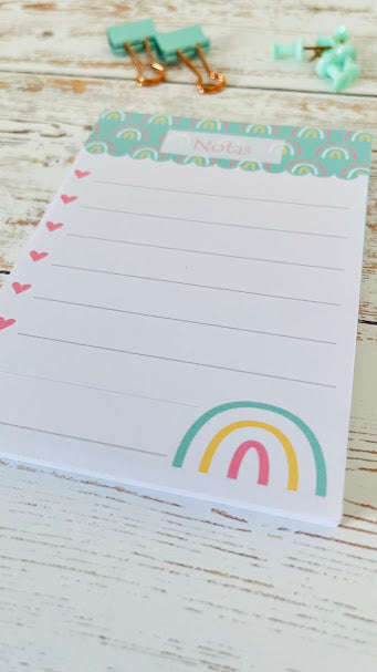 Mini Block Notas Arcoiris