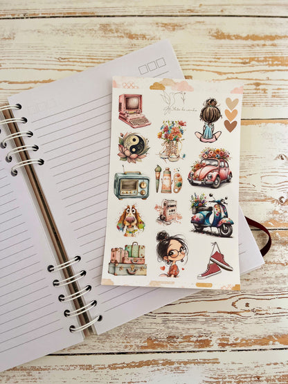 Vintage II Stickers