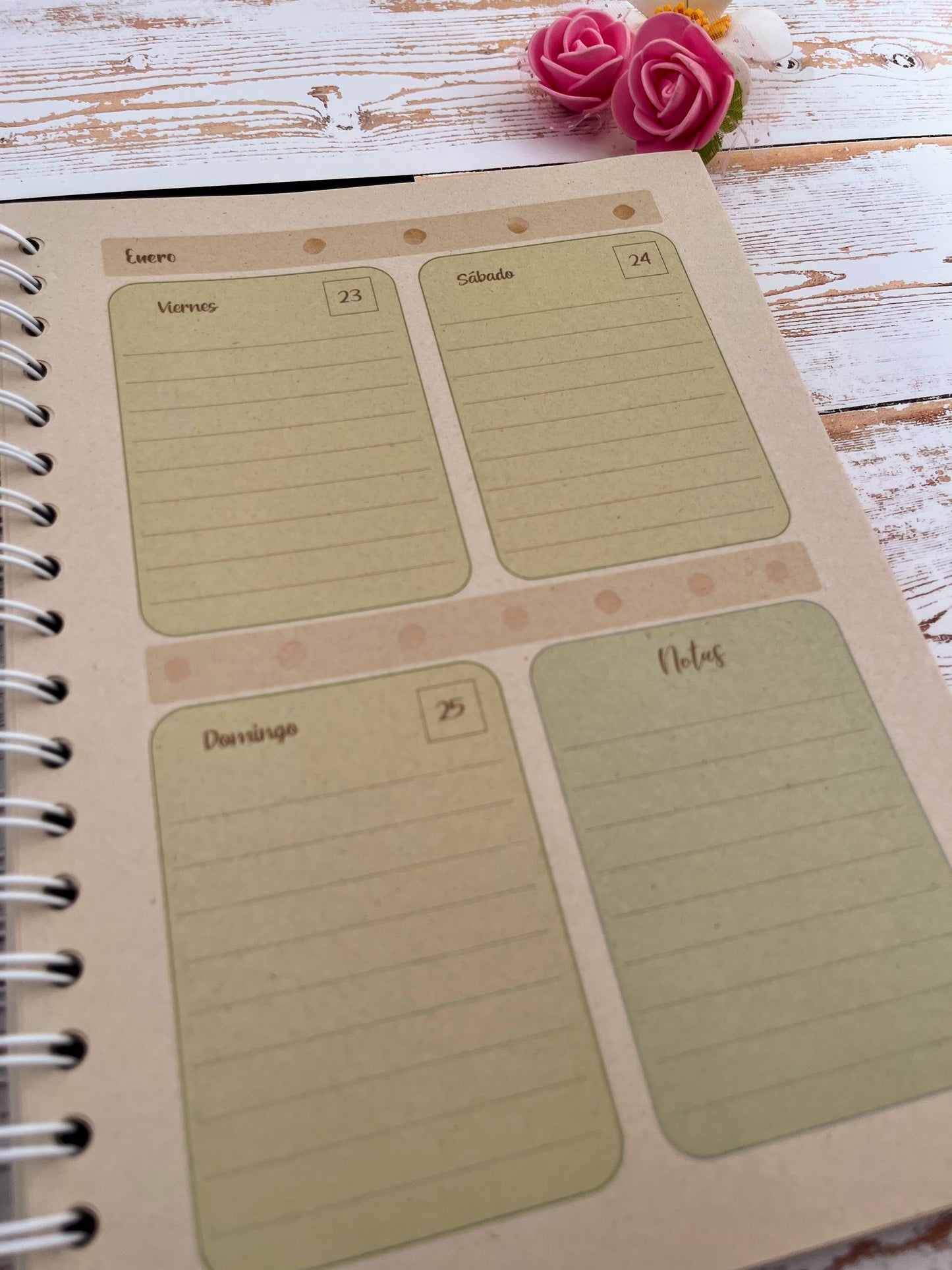 Agenda Semanal Color 2026