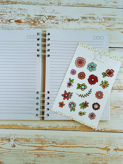 Flores de colores Stickers
