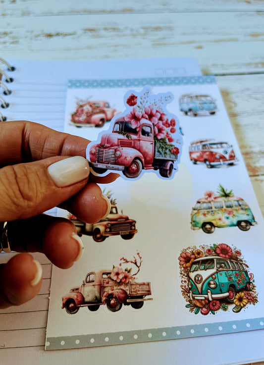 Camionetas vintage Stickers
