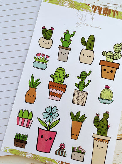 Cactus Stickers