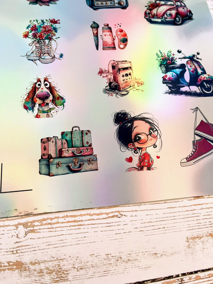 Vintage II Stickers