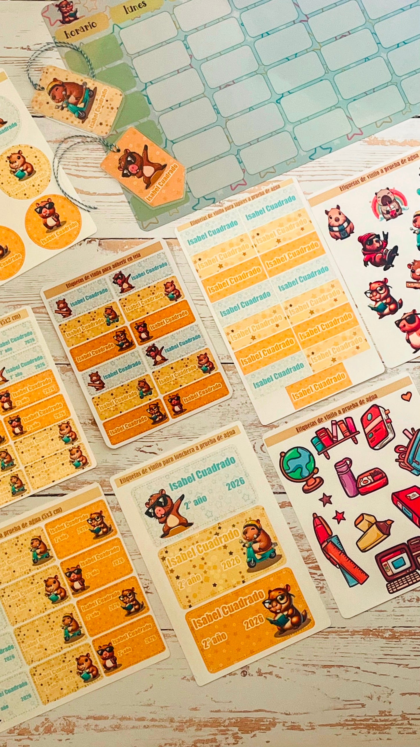 Kit de Etiquetas Escolares