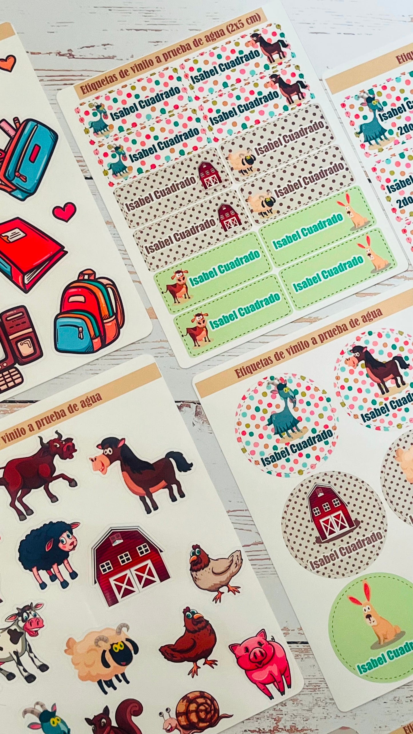 Kit de Etiquetas Escolares