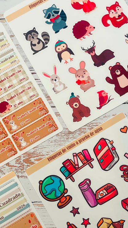 Kit de Etiquetas Escolares