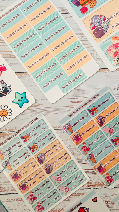 Kit de Etiquetas Escolares
