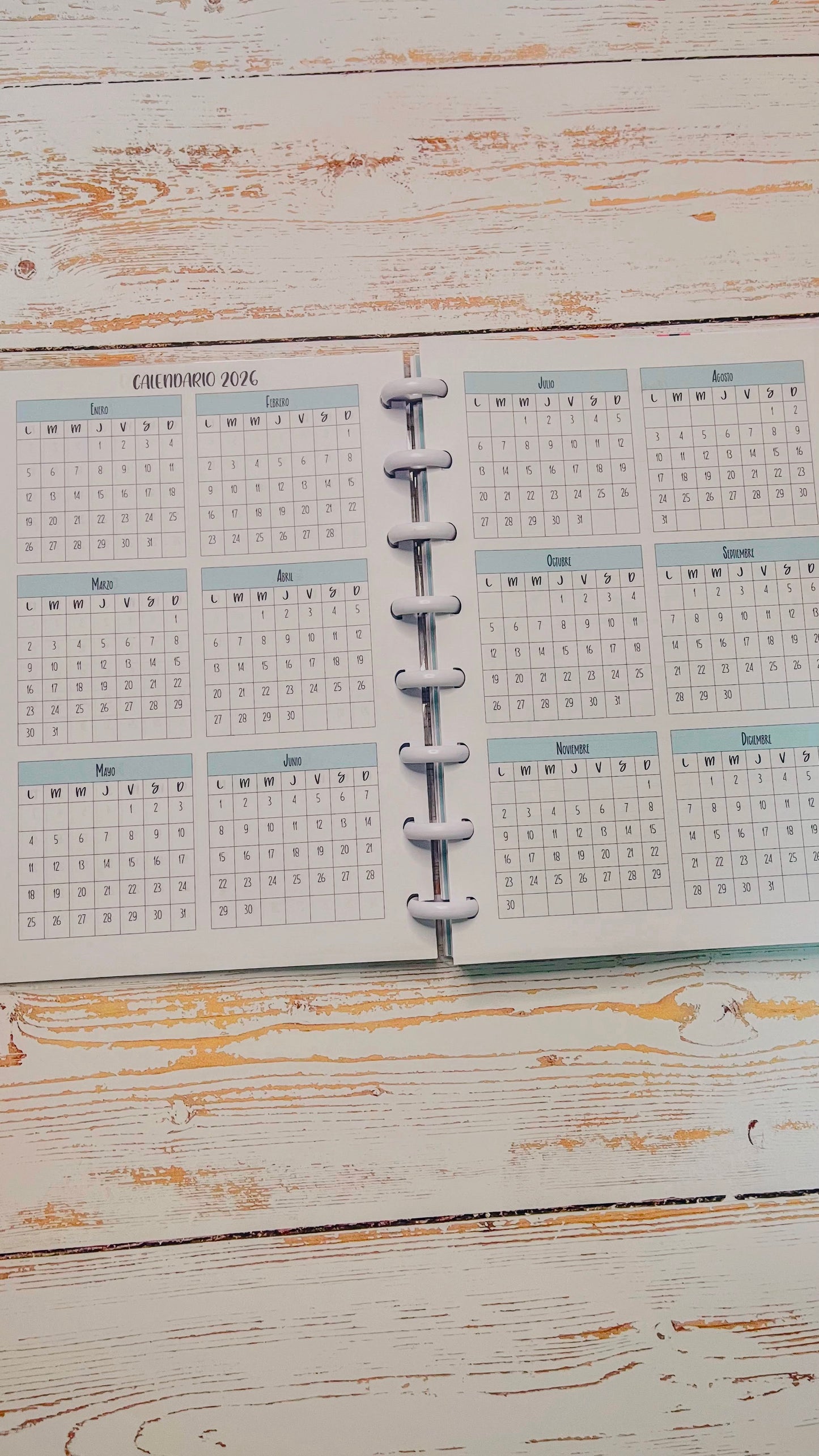 Agenda Perpetua Semana a la vista