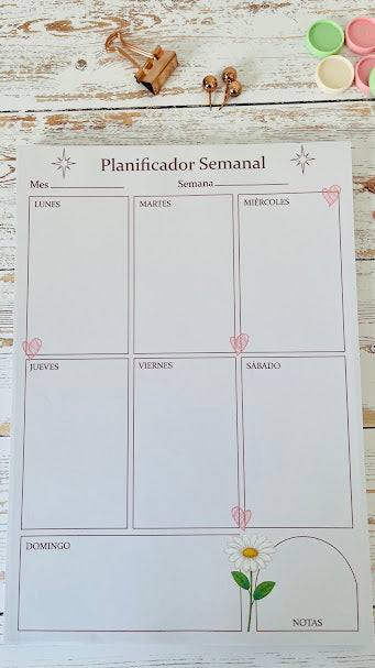 Planner Semanal Margarita
