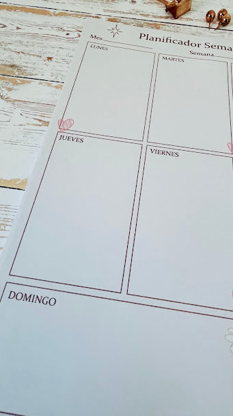 Planner Semanal Margarita