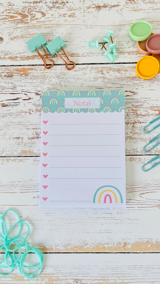 Mini Block Notas Arcoiris