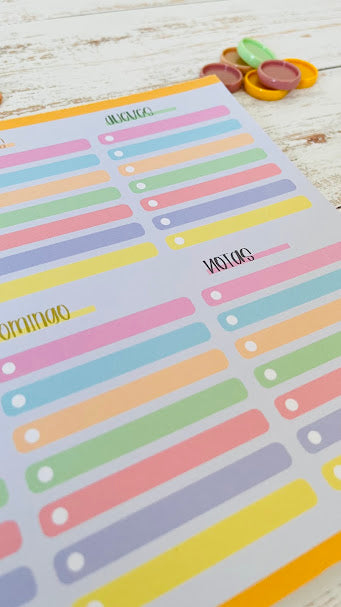 Planner Semanal Color Total