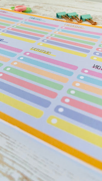 Planner Semanal Color Total