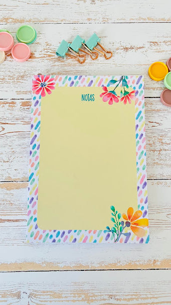 Block Floral A5