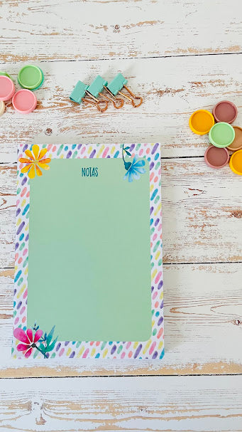 Block Floral A5