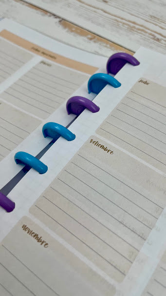 Agenda diaria color