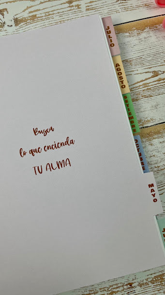 Agenda diaria color