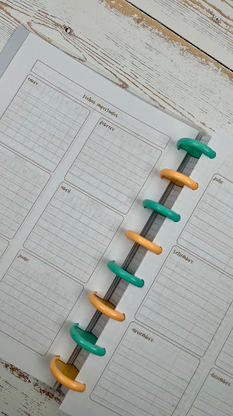 Agenda semanal neutra