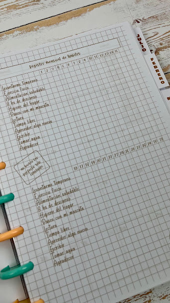 Agenda semanal neutra